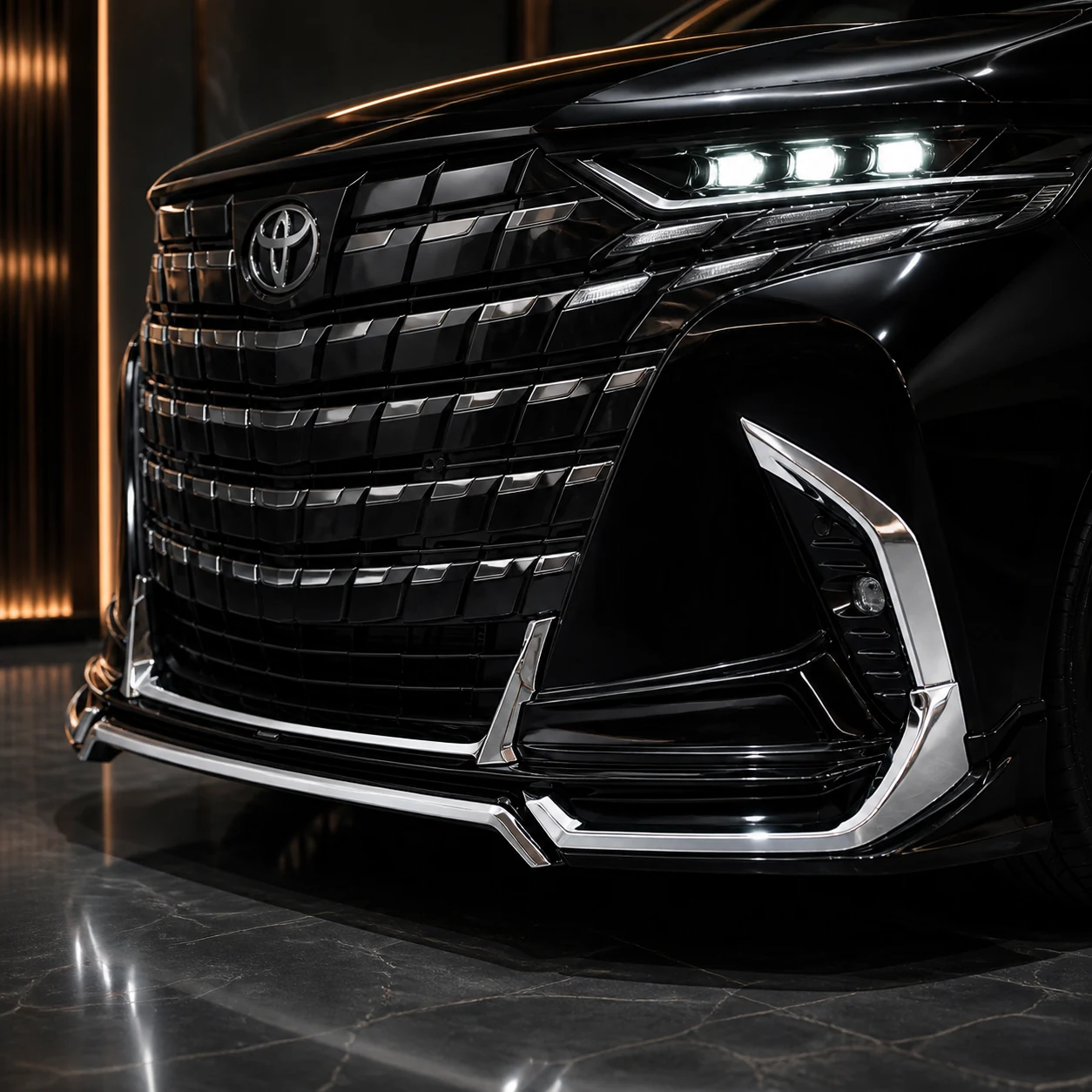 Sport Aero — Toyota Alphard 40 Executive Lounge/Z (2023+) — front aero detail