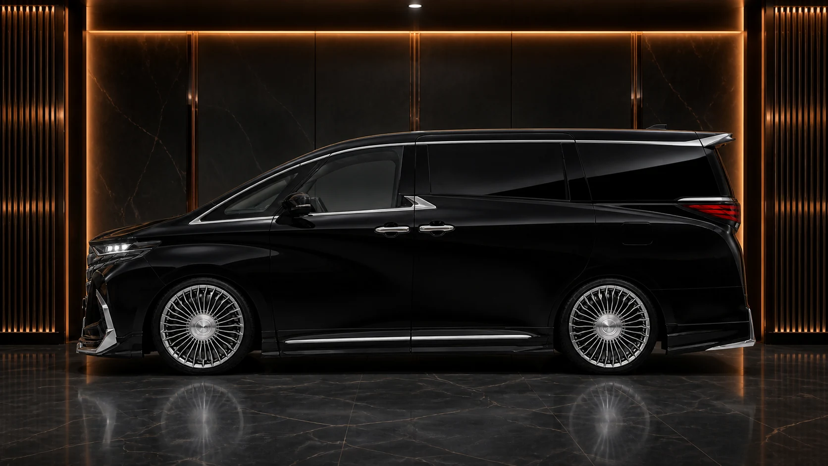 Sport Aero — Toyota Alphard 40 Executive Lounge/Z (2023+) — side profile