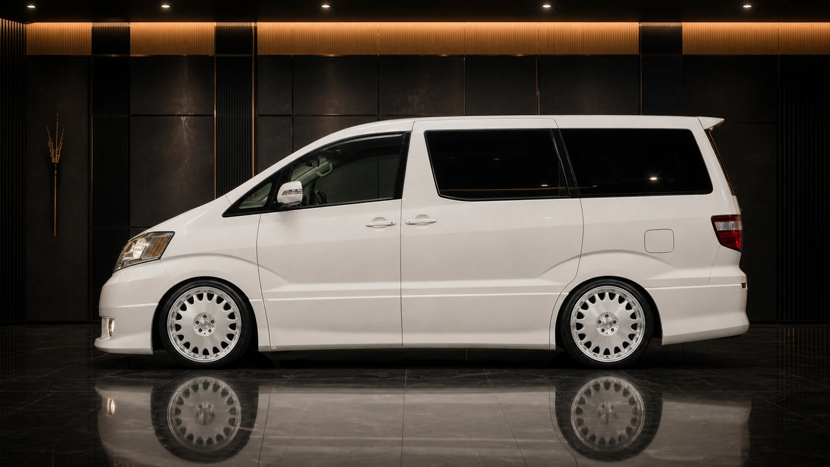 Executive Aero — Toyota Alphard 10 MS/AS Pre-Facelift (2002–2005) — side profile