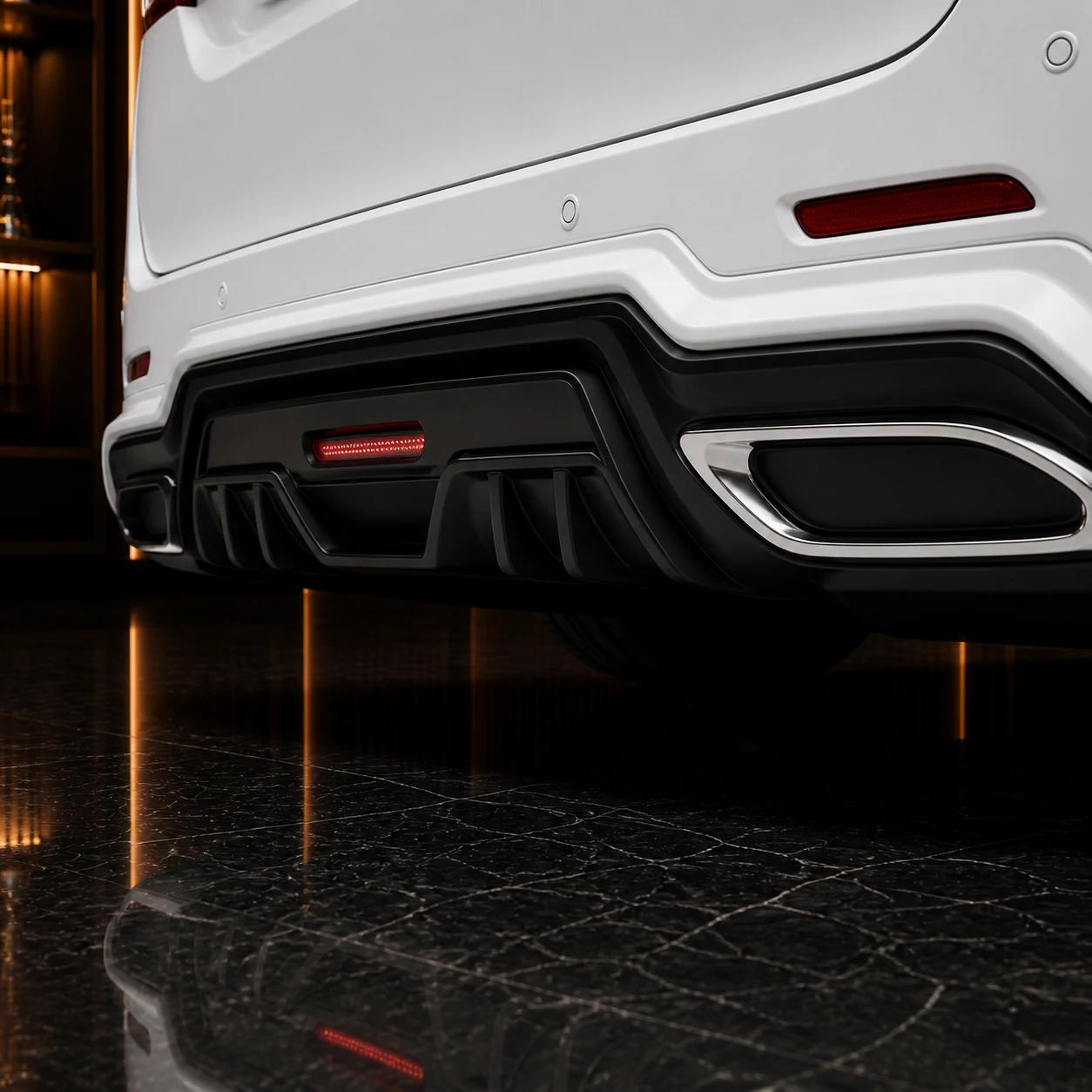 Executive Aero — Toyota Alphard 20 S/SR (2011–2015) — rear aero detail