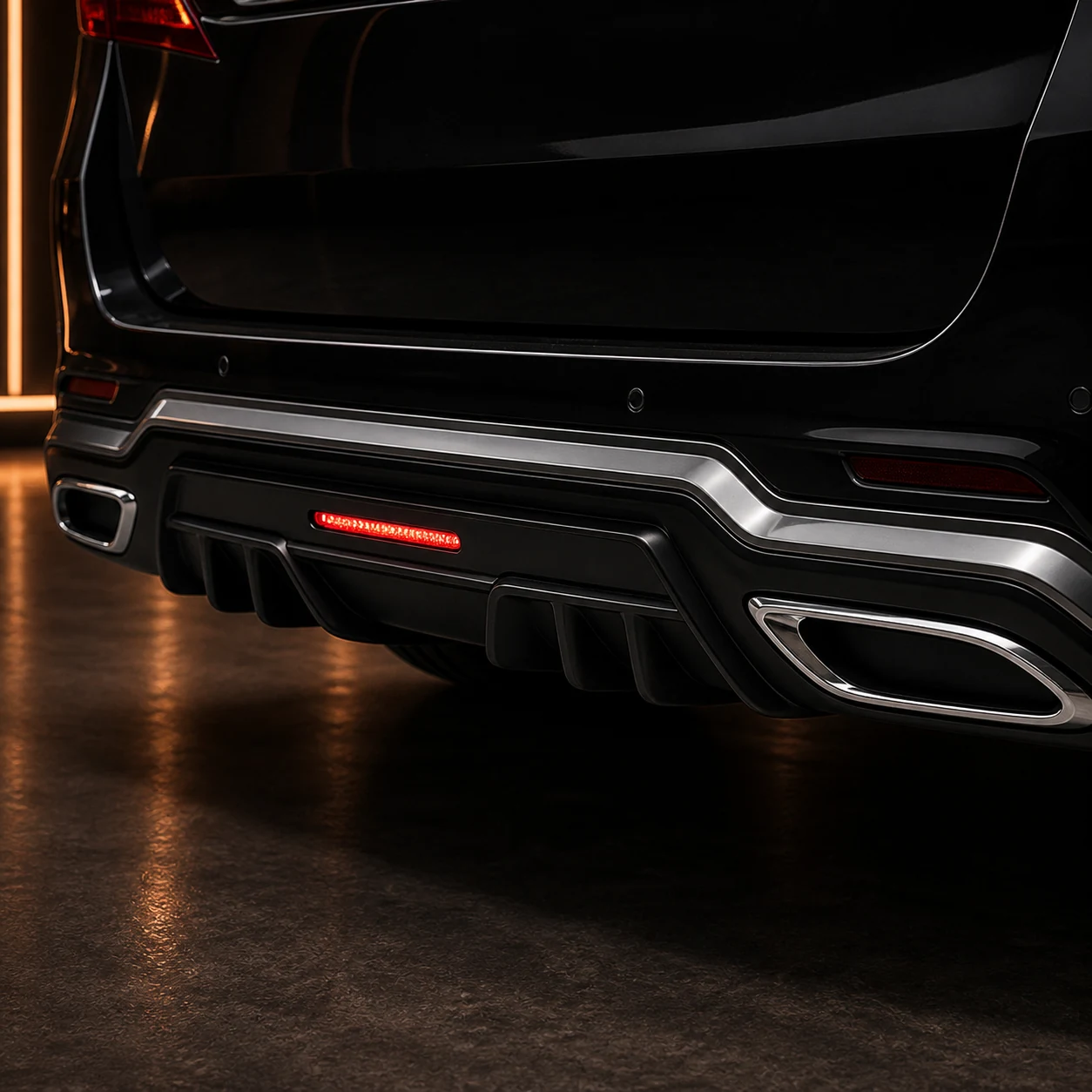 Sport Aero Black Edition Combination — Toyota Alphard 20 (2011–2015) — rear aero detail