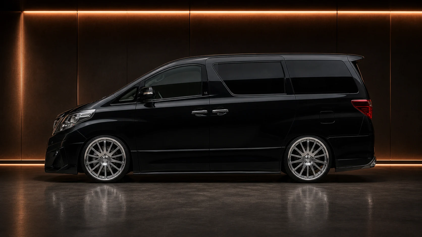 Sport Aero Black Edition Combination — Toyota Alphard 20 (2011–2015) — side profile