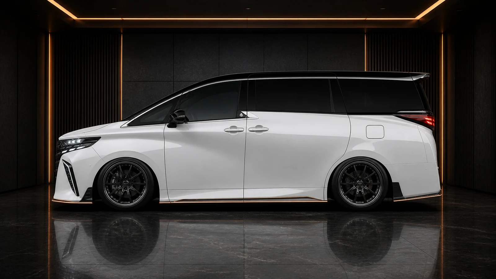 Toyota Alphard 40 Z Grade Core Complete side AI concept visual