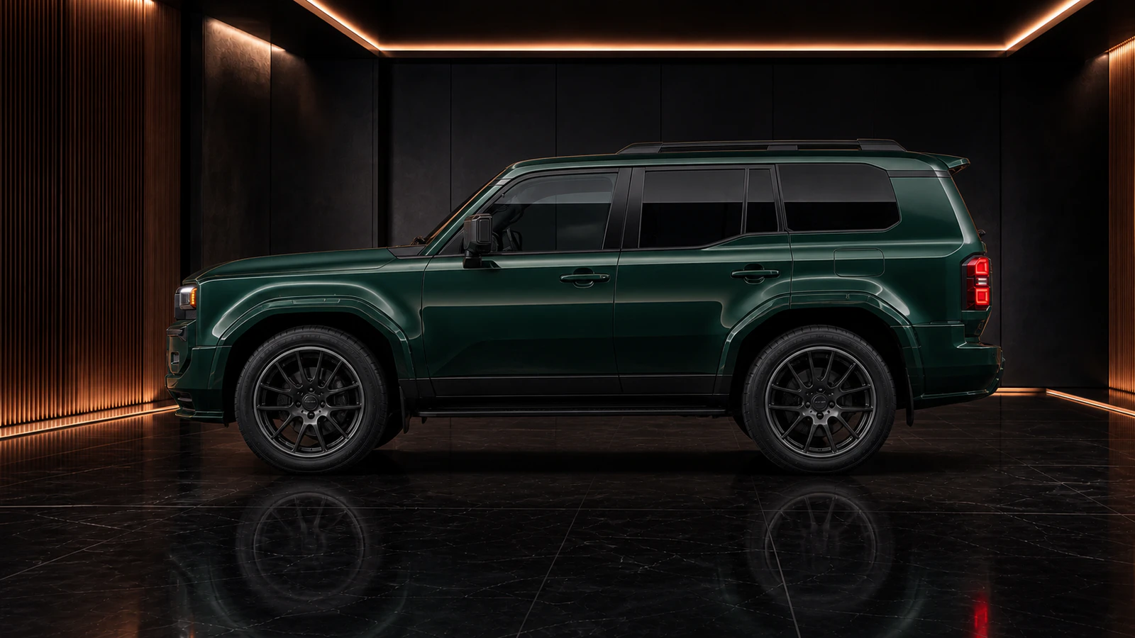 Toyota Land Cruiser 250 VX Urban Wide side AI concept visual