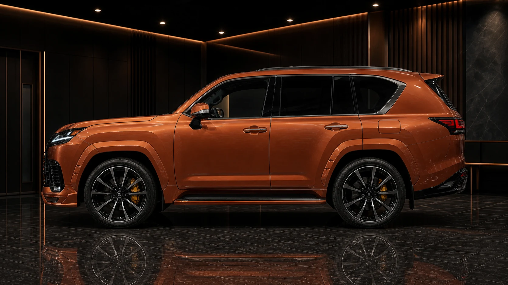 Black Label Complete Widebody +50 — Lexus LX600/700h Standard/Executive — side profile