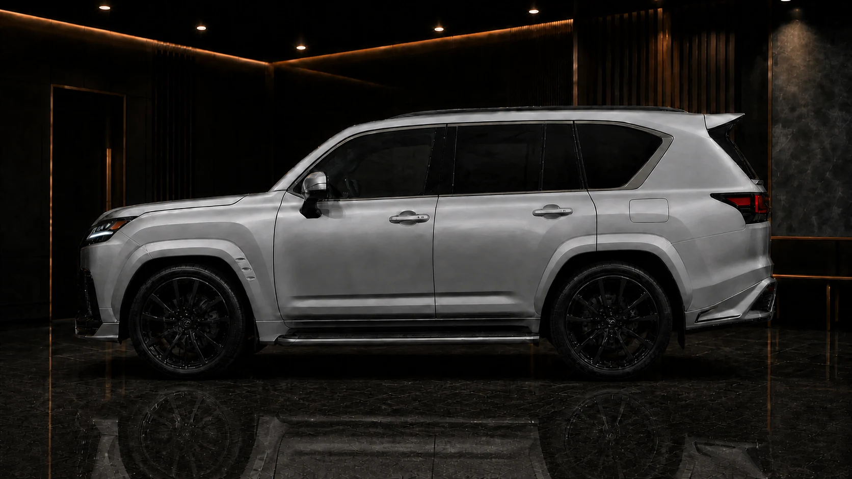 Black Label Complete Widebody +50 — Lexus LX600/700h F SPORT — side profile