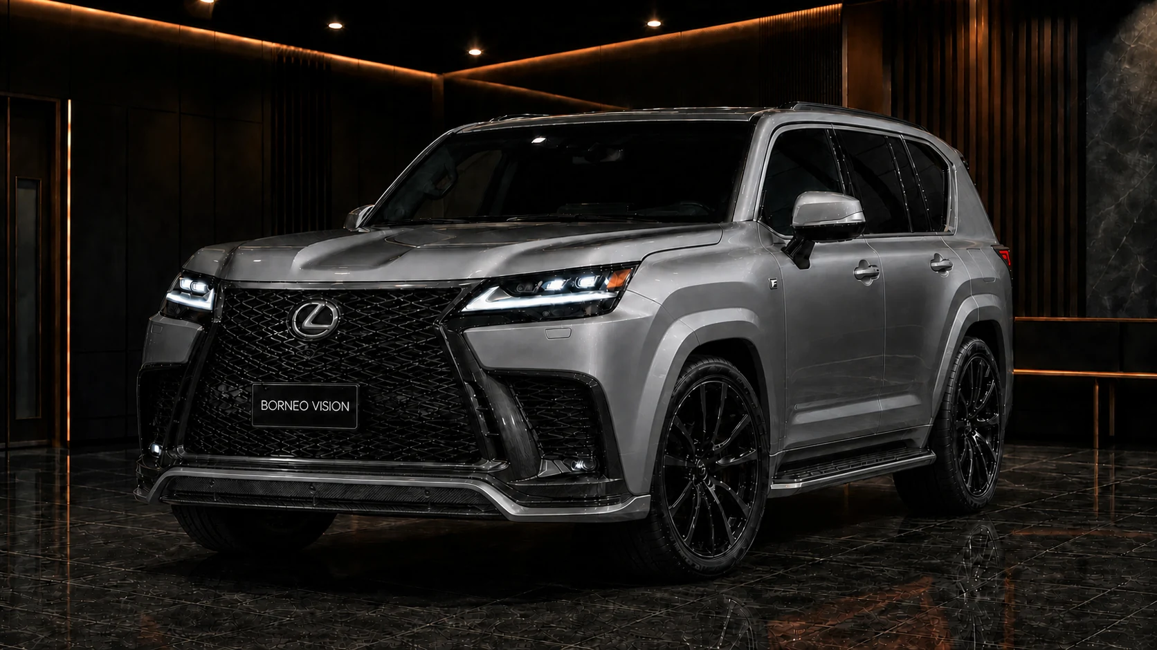 Black Label Recommended Front/Rear — Lexus LX600/700h F SPORT — front three-quarter