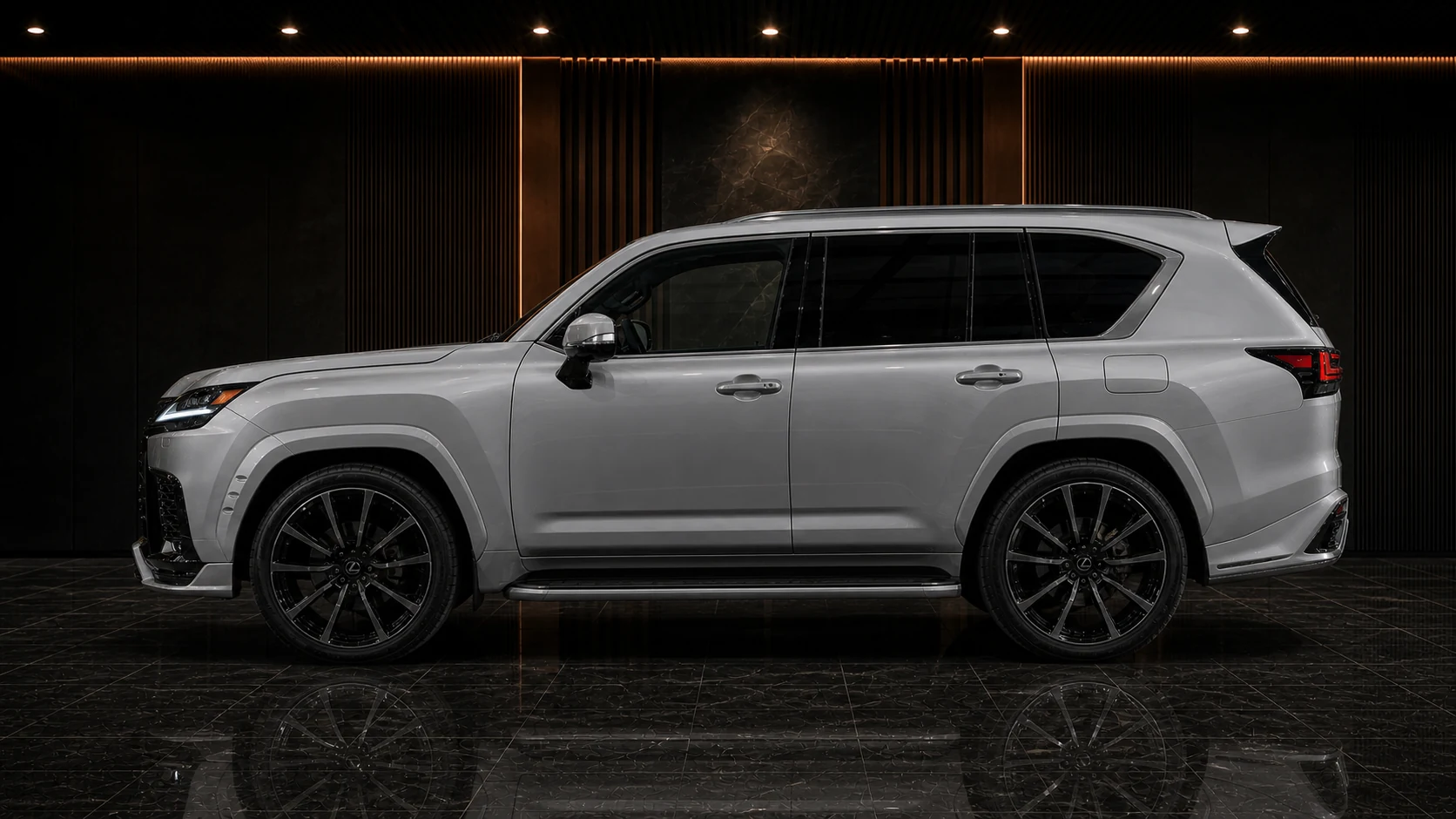 Black Label Refined Widebody +30 — Lexus LX600/700h F SPORT — side profile