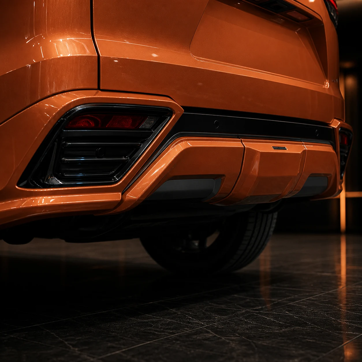 Black Label Recommended Front/Rear — Lexus LX600/700h Standard/Executive — rear aero detail