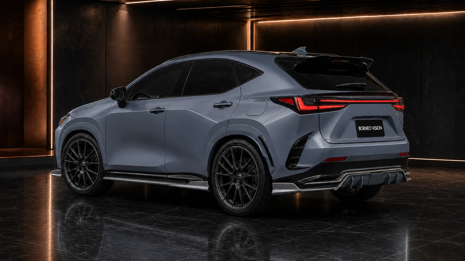 Lexus NX F SPORT Complete rear AI concept visual