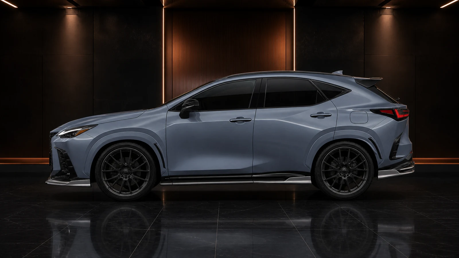 Lexus NX F SPORT Complete side AI concept visual