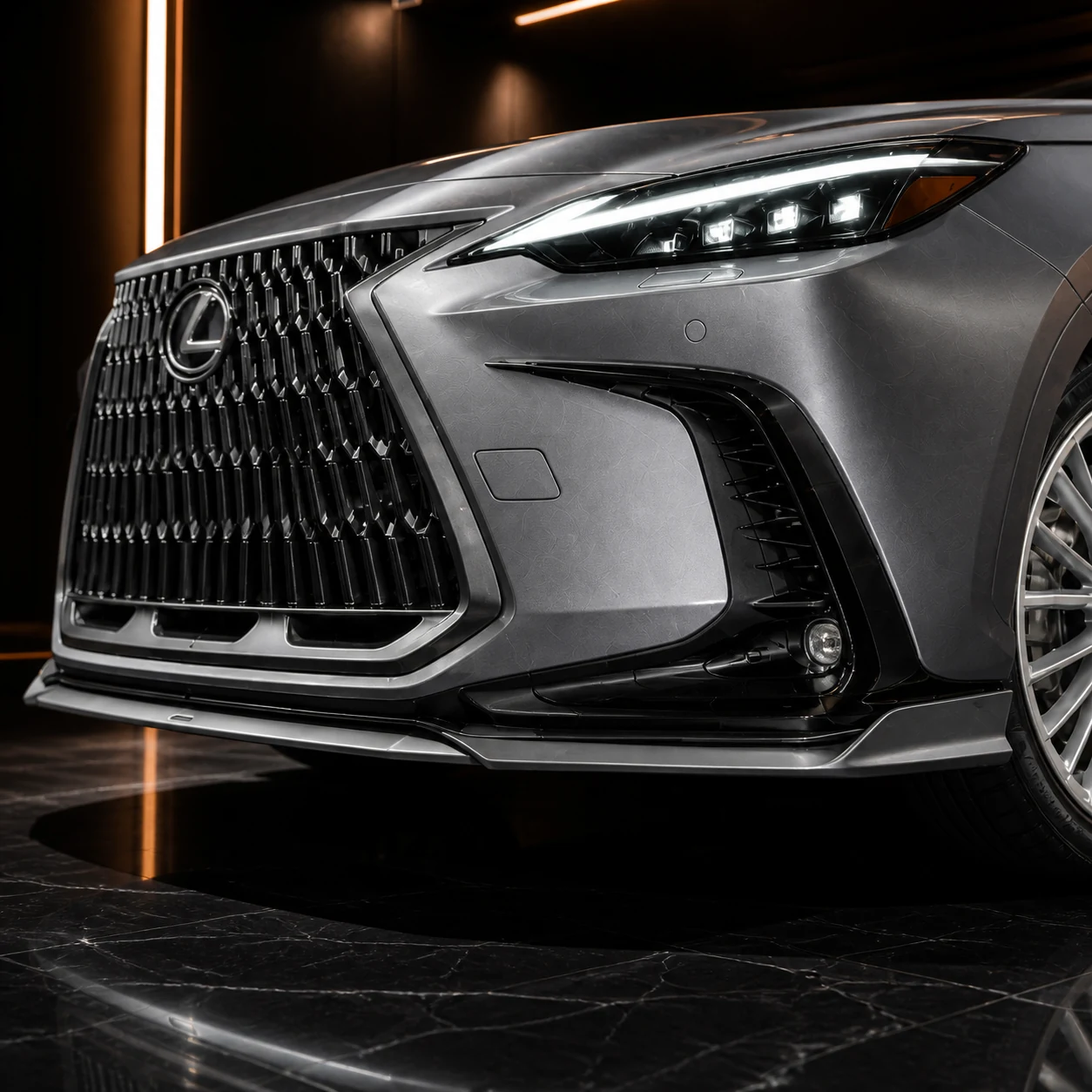 Lexus NX Version L standard-bumper three-piece front under spoiler AI concept detail