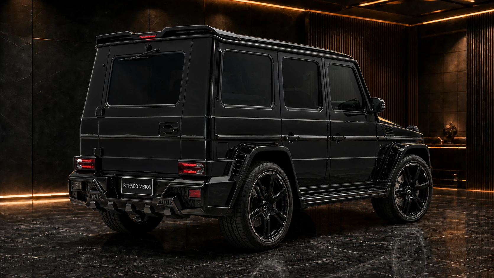 Sport Aero Black Edition — Mercedes-Benz G-Class W463 G55/G550/G500/G350 (1991–2015) — rear three-quarter