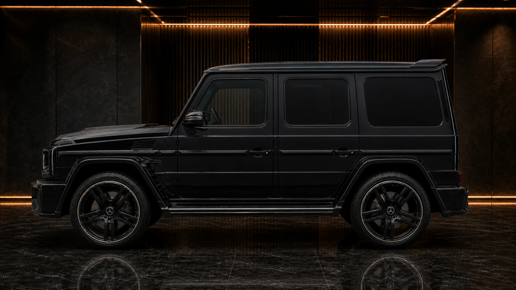 Sport Aero Black Edition — Mercedes-Benz G-Class W463 G55/G550/G500/G350 (1991–2015) — side profile