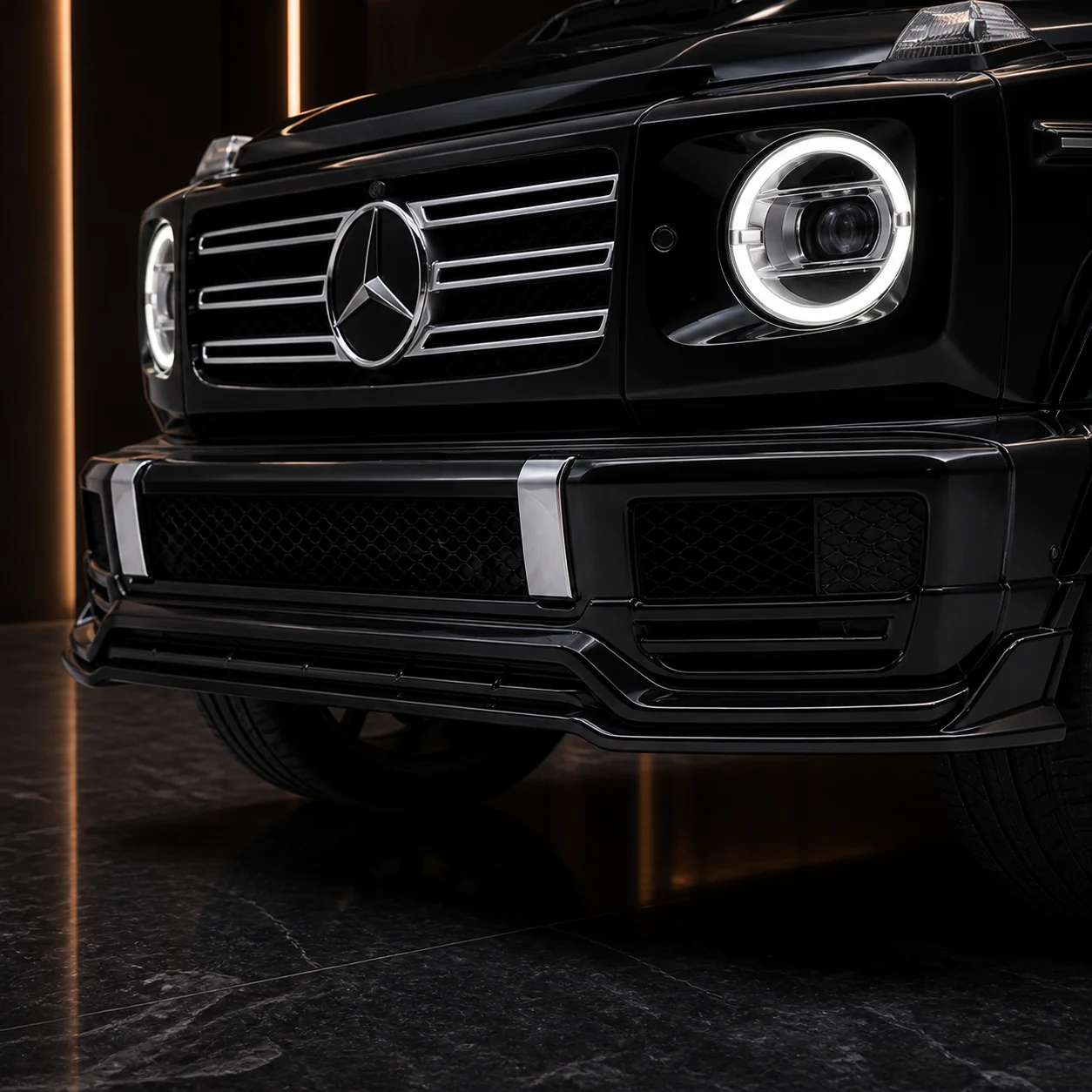 Sport Aero — Mercedes-Benz G-Class G550/G400d/G350d AMG Line W463A (2018–2024) — front aero detail