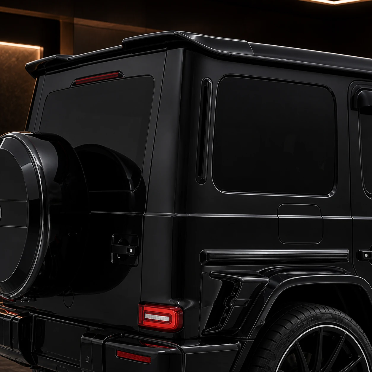Sport Aero — Mercedes-Benz G-Class G550/G400d/G350d AMG Line W463A (2018–2024) — rear aero detail