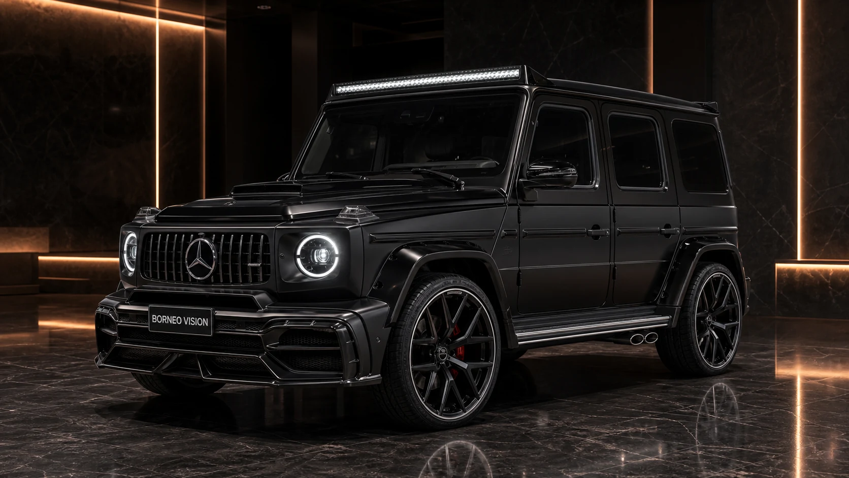 Sport Aero Black Edition — Mercedes-Benz G-Class W463A (2018–2024) — front three-quarter