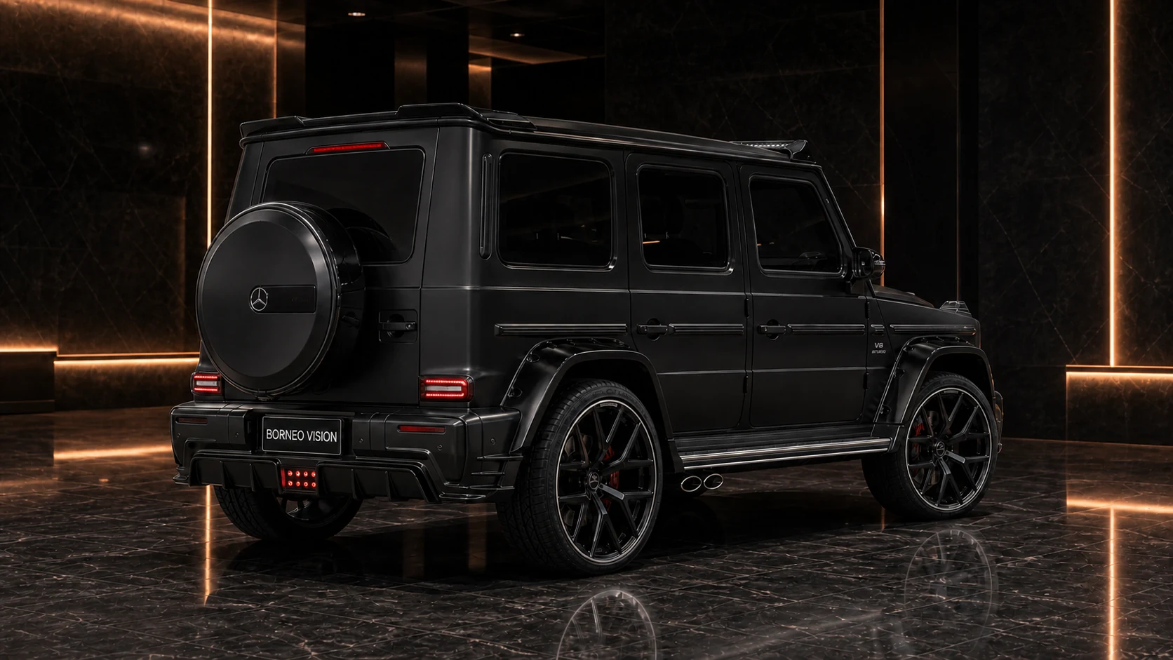 Sport Aero Black Edition — Mercedes-Benz G-Class W463A (2018–2024) — rear three-quarter