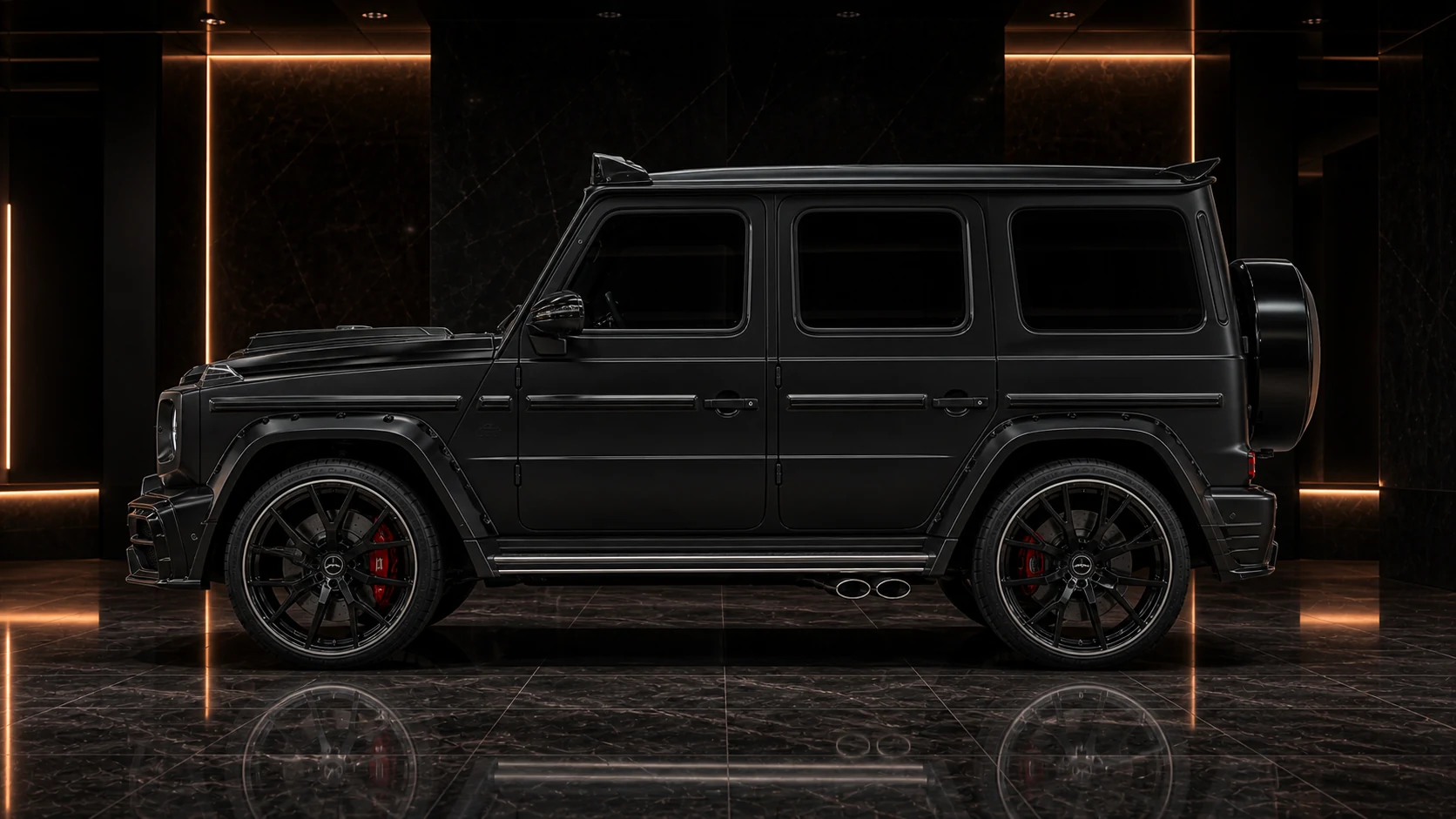 Sport Aero Black Edition — Mercedes-Benz G-Class W463A (2018–2024) — side profile