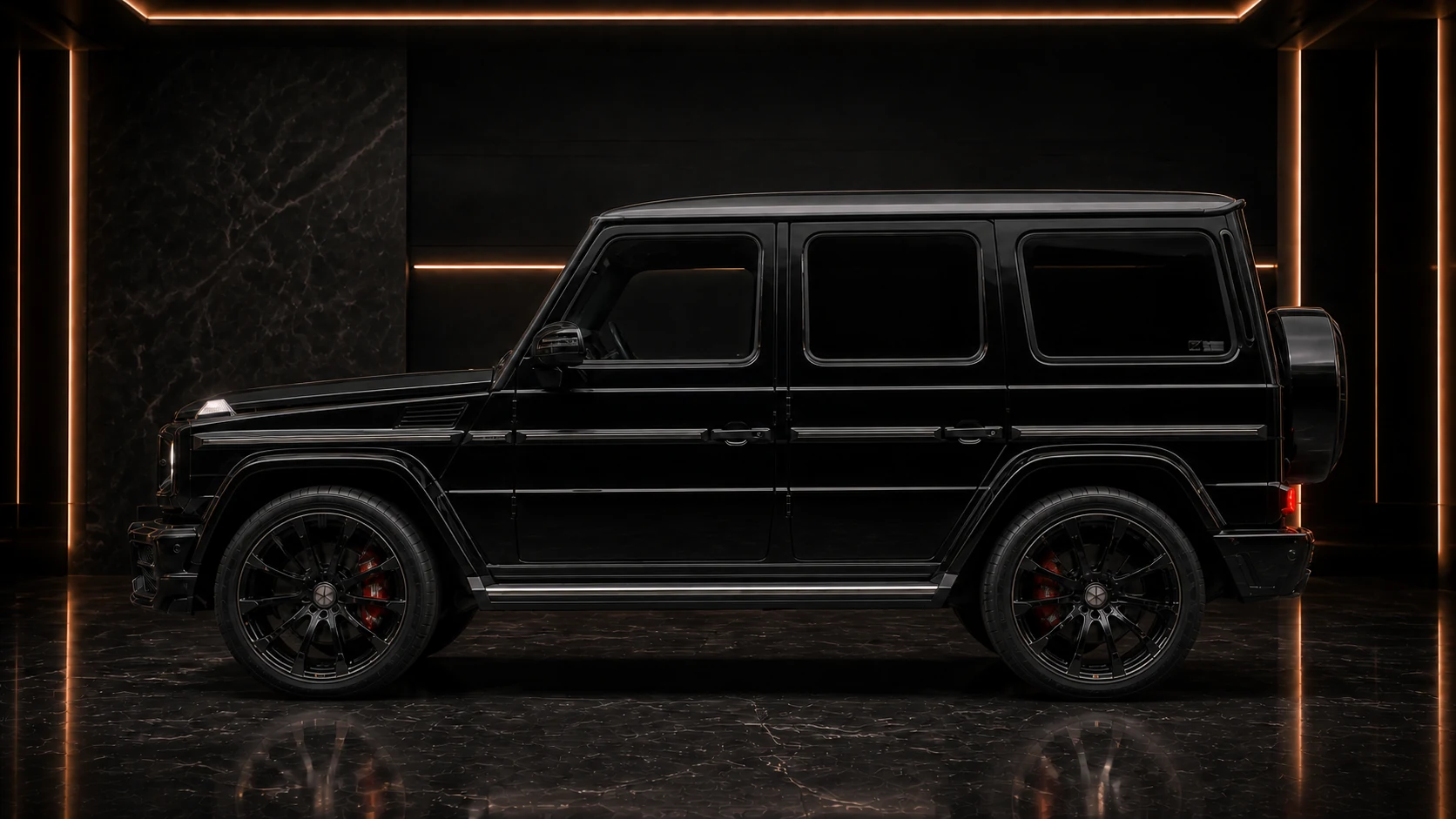 Sport Aero Black Edition — Mercedes-AMG G63 W463 (2013–2017) — side profile