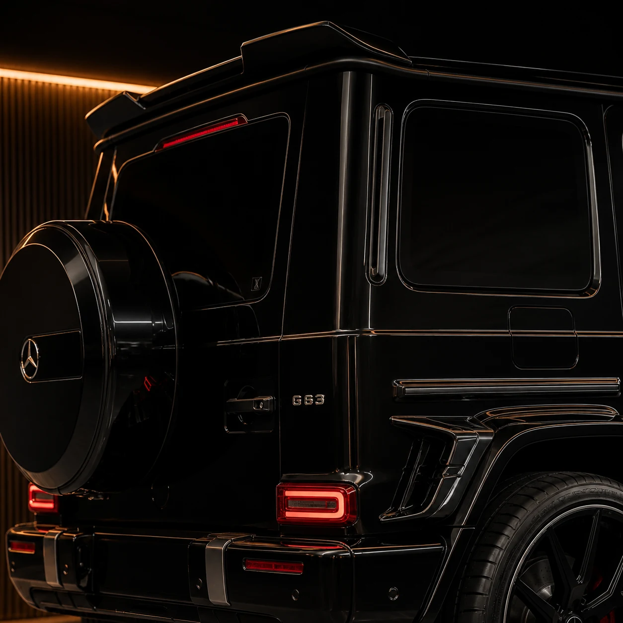 Sport Aero — Mercedes-AMG G 63 W463A (2018–2024) — rear aero detail