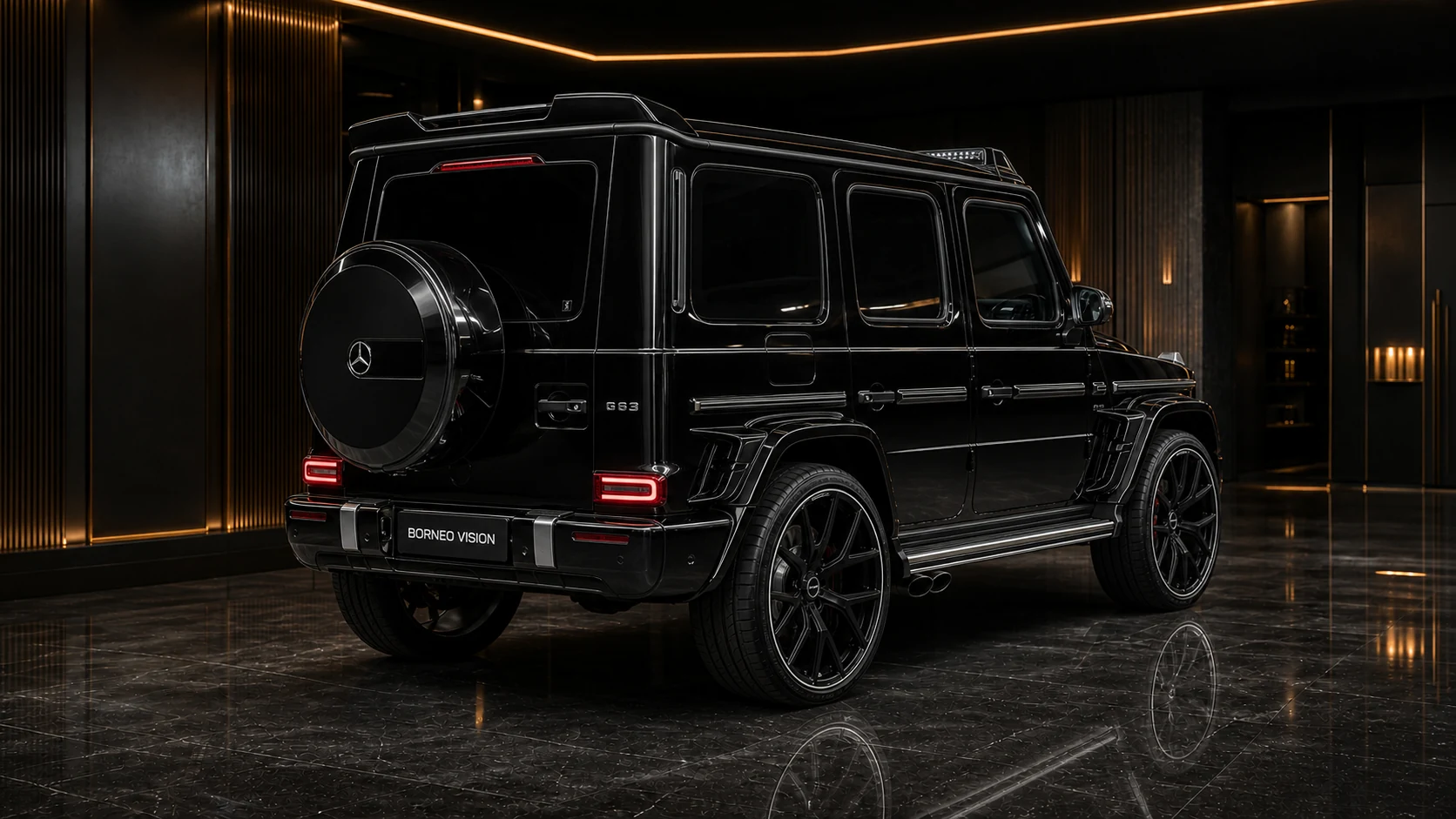 Sport Aero — Mercedes-AMG G 63 W463A (2018–2024) — rear three-quarter