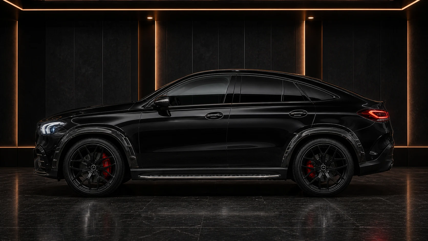 Sport Aero Black Edition — Mercedes-Benz GLE-Class Coupe C167 AMG Line (2020–2023) — side profile