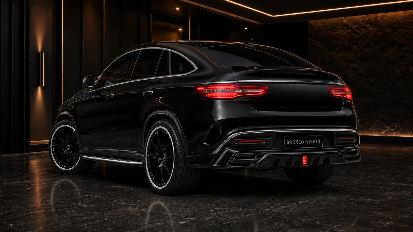 Sport Aero — Mercedes-Benz GLE-Class Coupe C292 AMG Line (2016–2019) — rear three-quarter