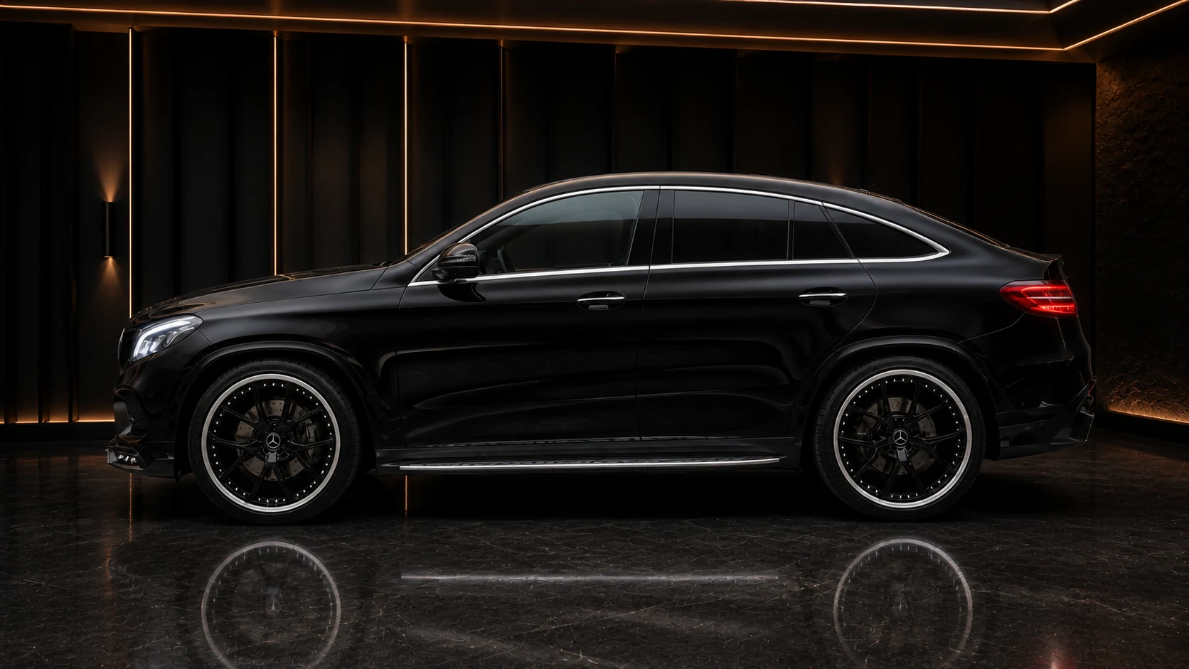 Sport Aero — Mercedes-Benz GLE-Class Coupe C292 AMG Line (2016–2019) — side profile