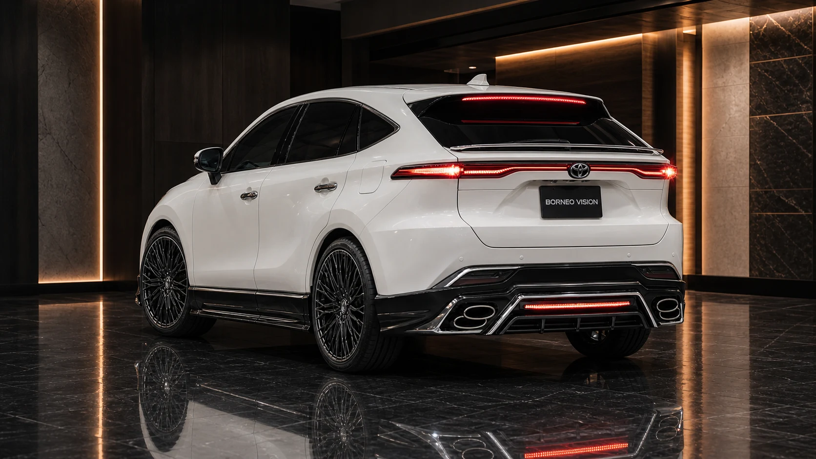 Executive Aero — Toyota Harrier (2020–present) — rear three-quarter