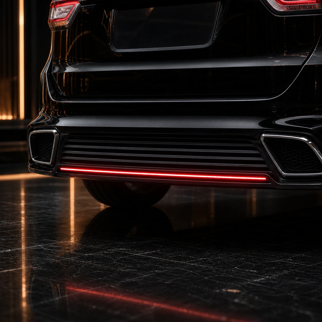 Sport Aero Black Edition — Toyota Harrier 60 (2013–2017) — rear aero detail