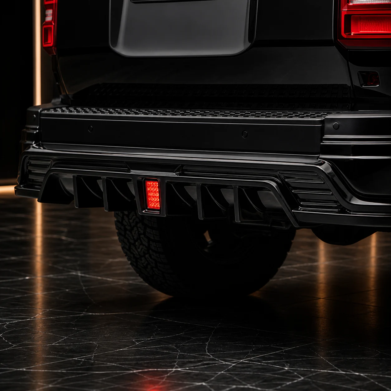 Adventure Aero Black Edition — Toyota Land Cruiser 250 — rear aero detail