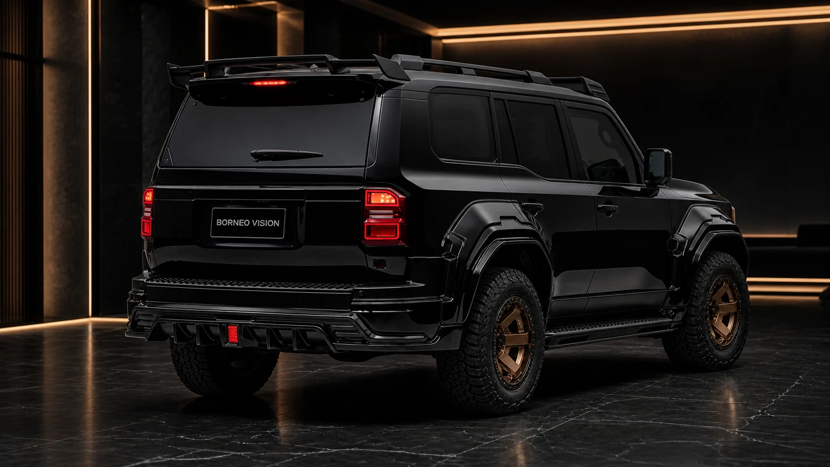 Adventure Aero Black Edition — Toyota Land Cruiser 250 — rear three-quarter
