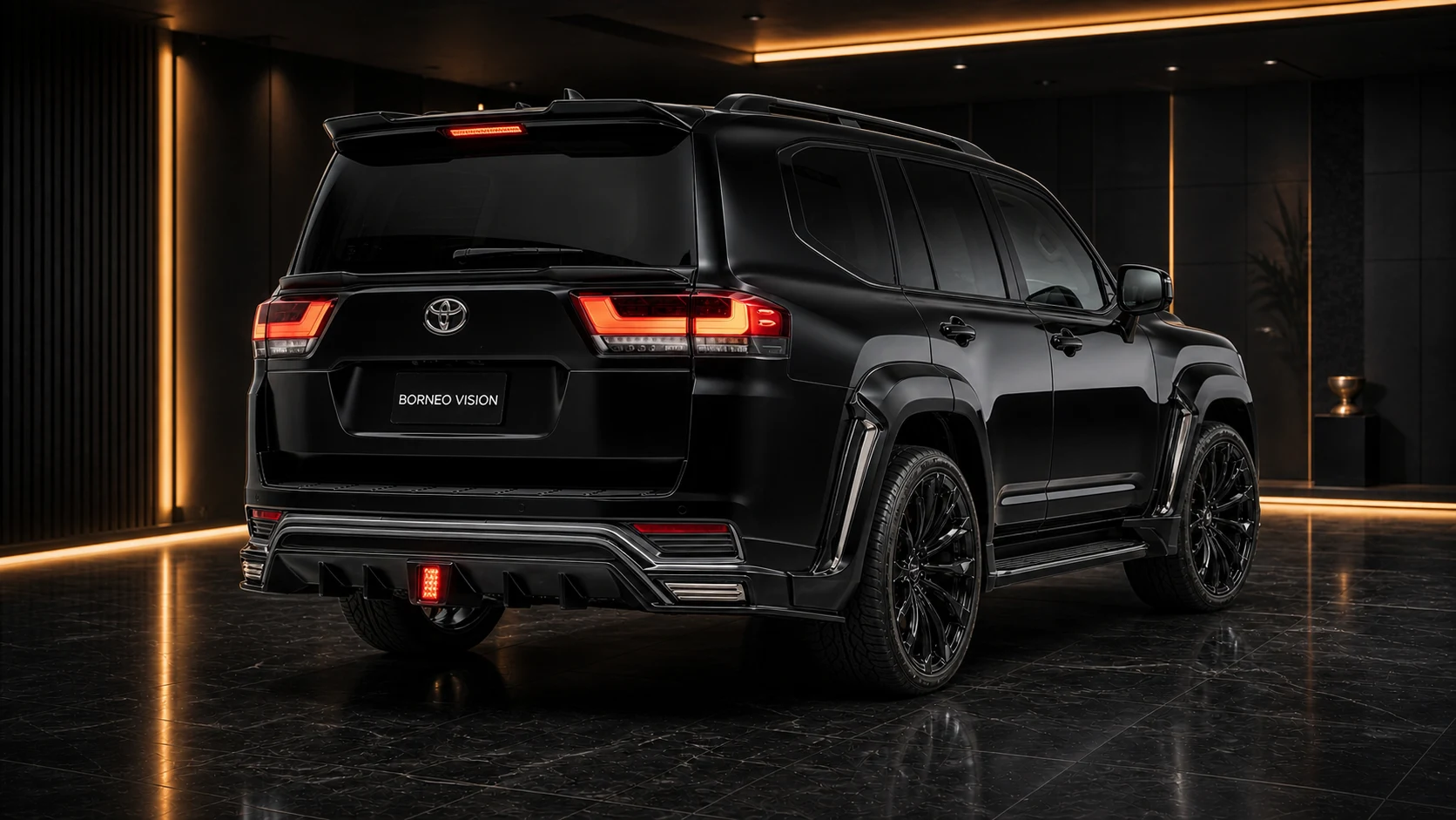 Sport Aero Black Edition — Toyota Land Cruiser 300 ZX — rear three-quarter