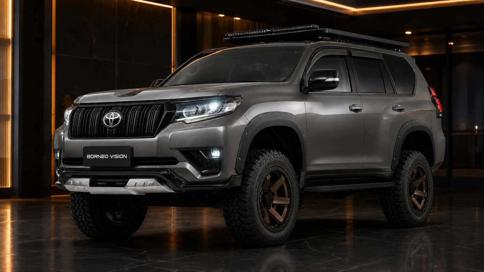 Adventure Aero — Toyota Land Cruiser Prado 150 (2017–2024) — front three-quarter