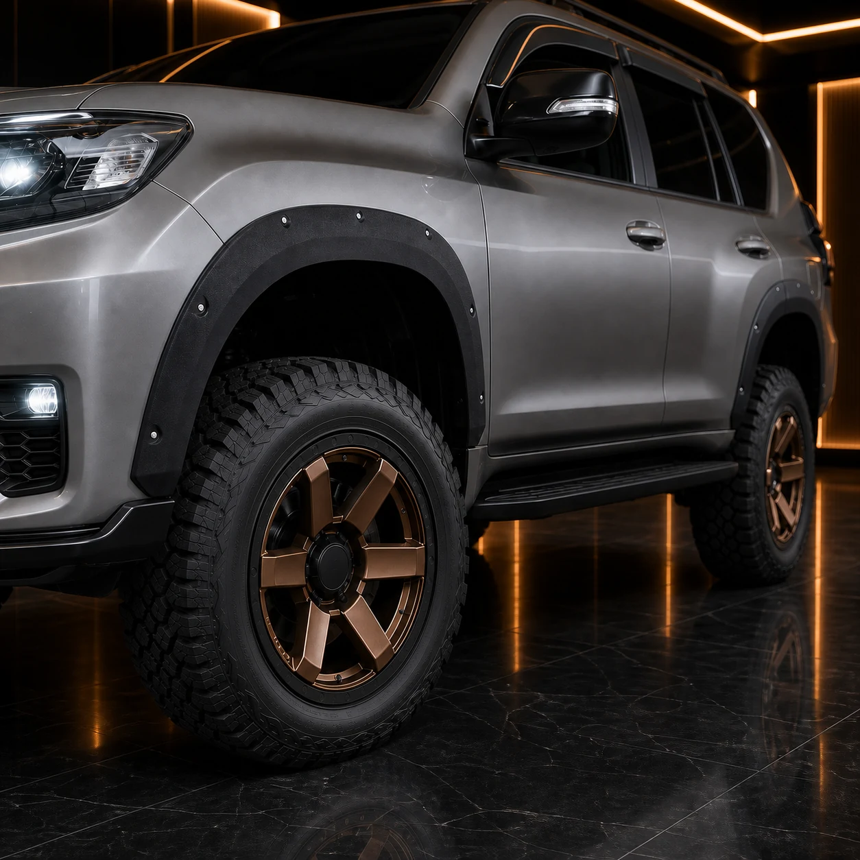 Adventure Aero — Toyota Land Cruiser Prado 150 (2017–2024) — wheel and side detail