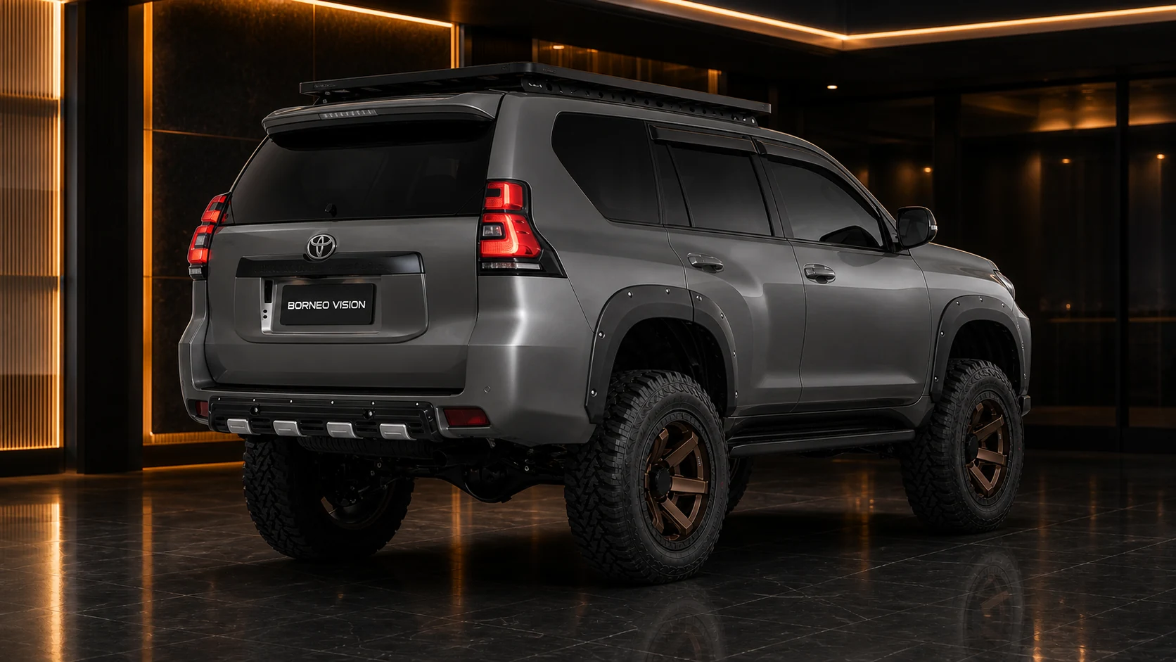 Adventure Aero — Toyota Land Cruiser Prado 150 (2017–2024) — rear three-quarter