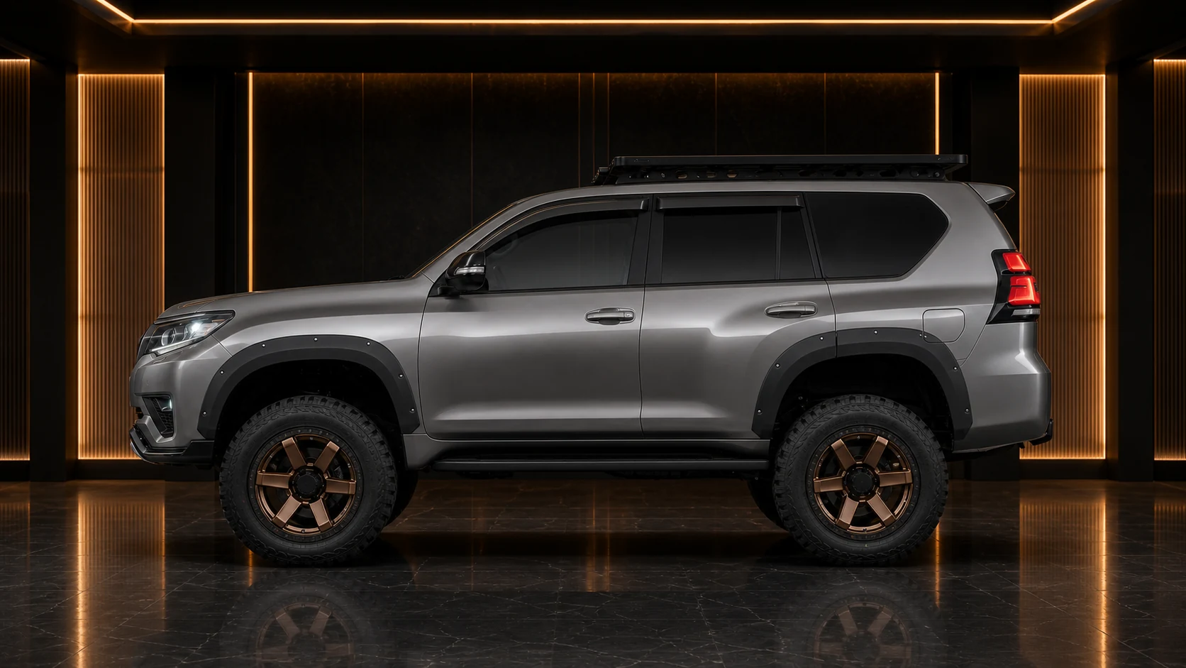 Adventure Aero — Toyota Land Cruiser Prado 150 (2017–2024) — side profile