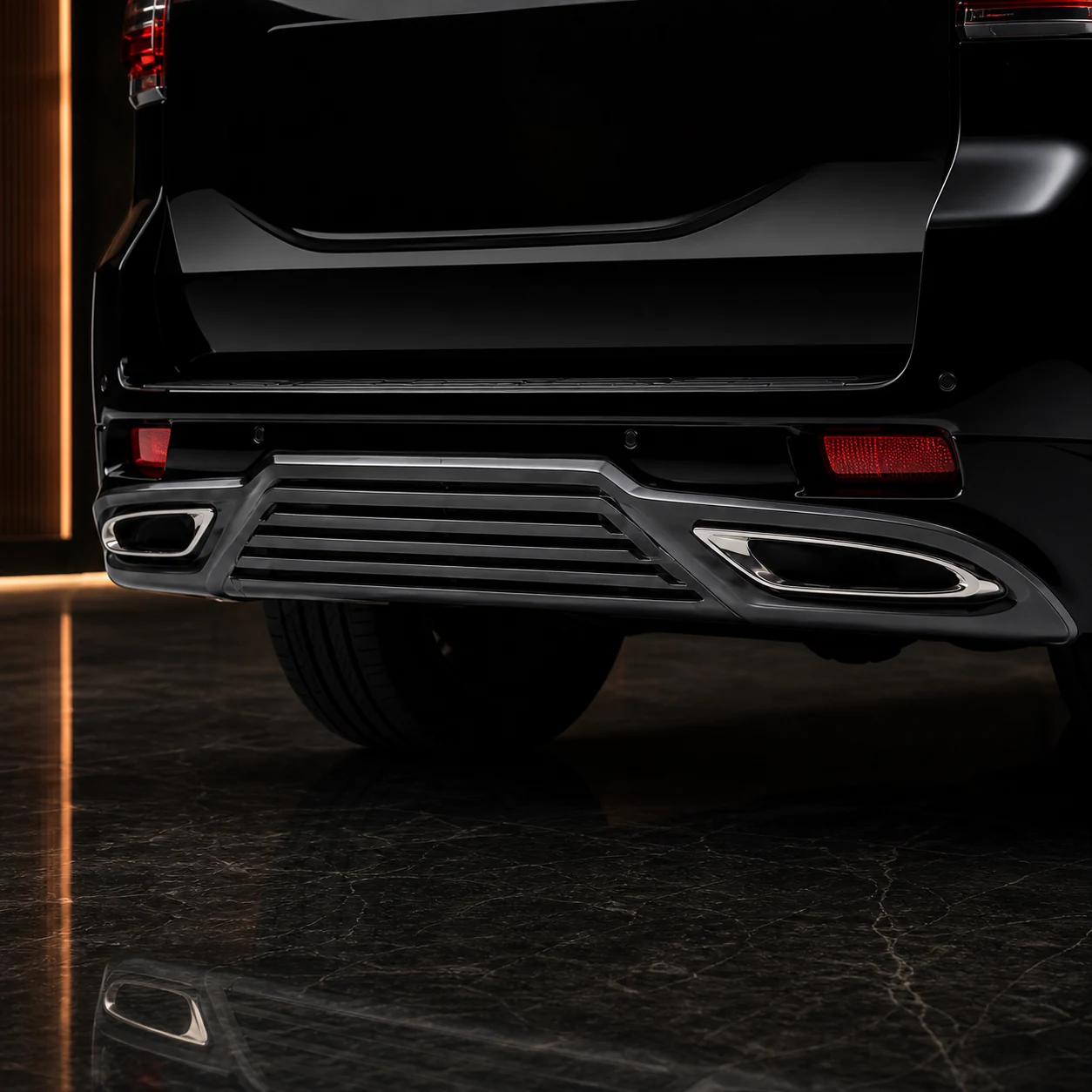 Sport Aero — Toyota Land Cruiser Prado 150 (2009–2013) — rear aero detail