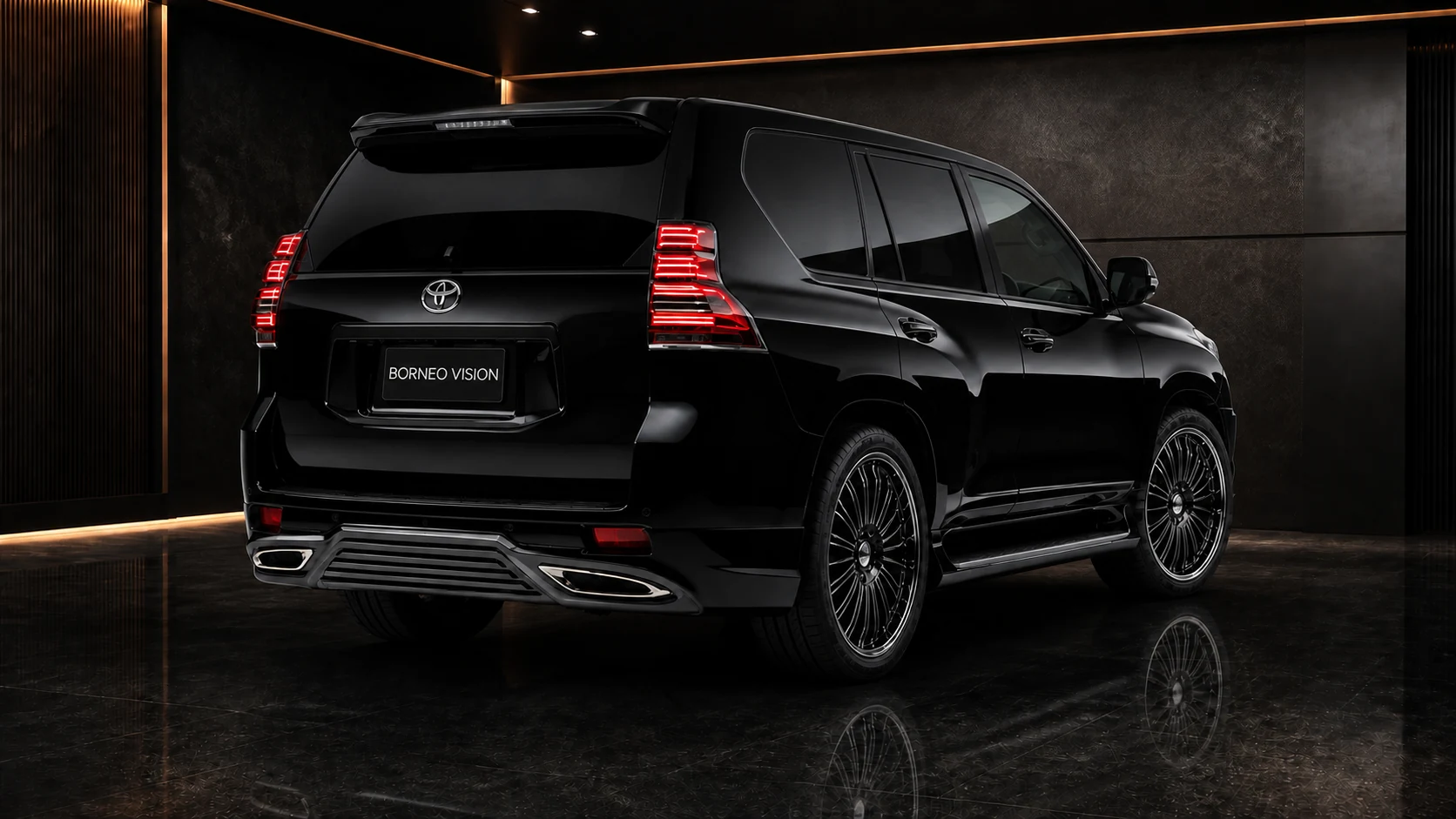 Sport Aero — Toyota Land Cruiser Prado 150 (2009–2013) — rear three-quarter