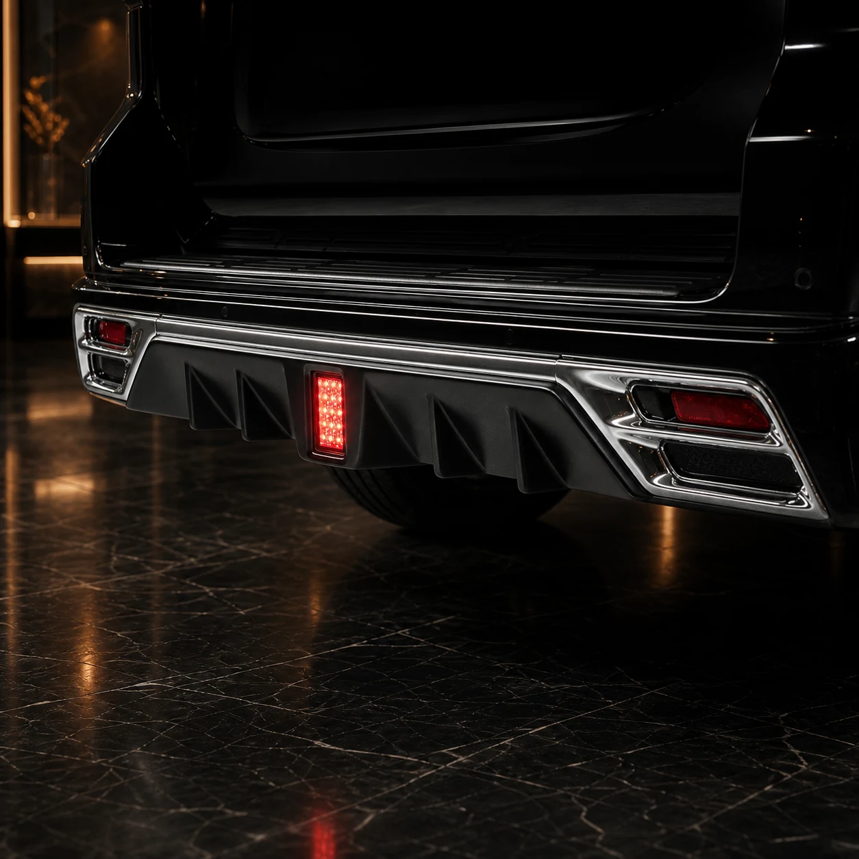 Sport Aero Black Edition — Toyota Land Cruiser Prado 150 (2017–2024) — rear aero detail