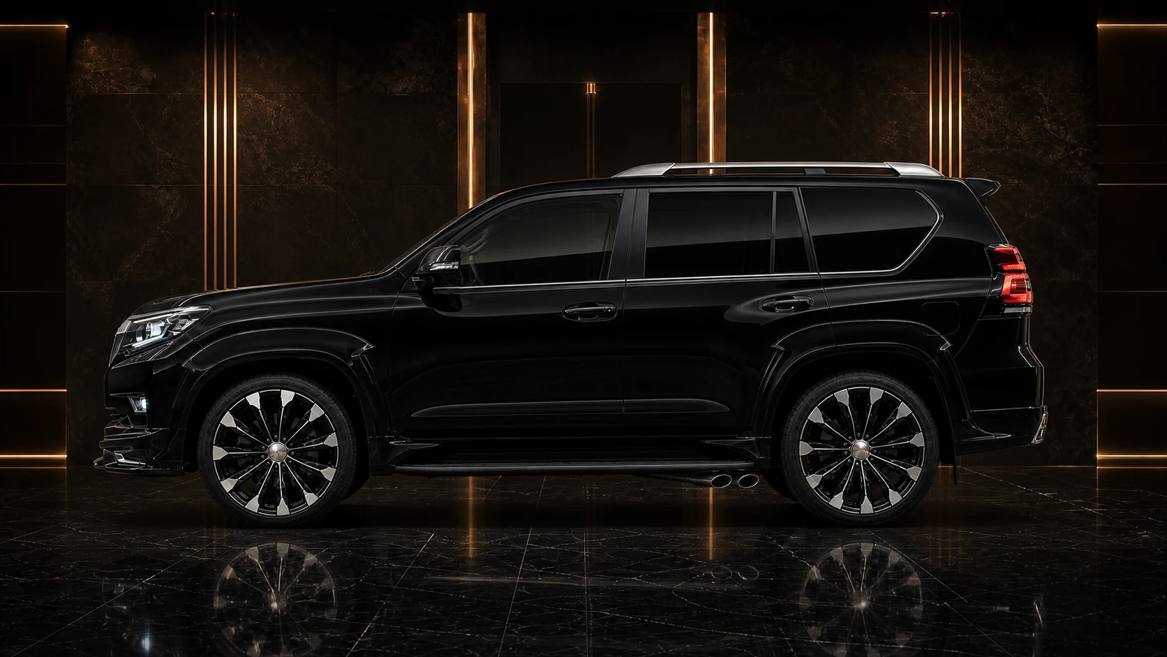Sport Aero — Toyota Land Cruiser Prado 150 (2017–2024) — side profile