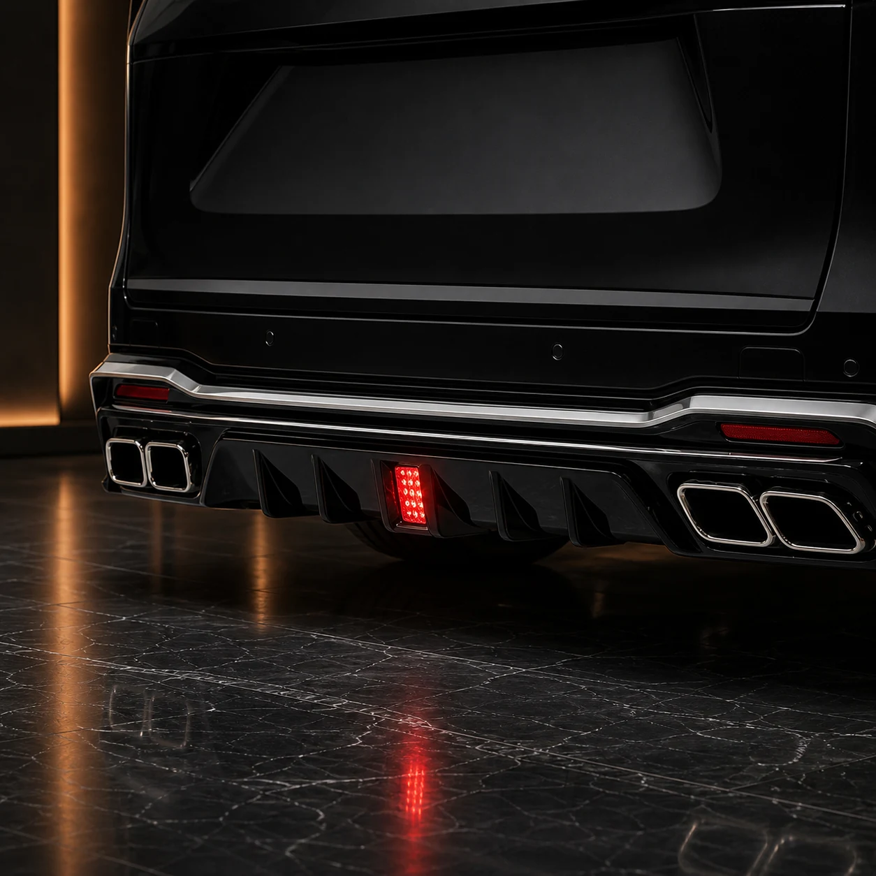 Sport Aero — Lexus LM500h (2023–present) — rear aero detail