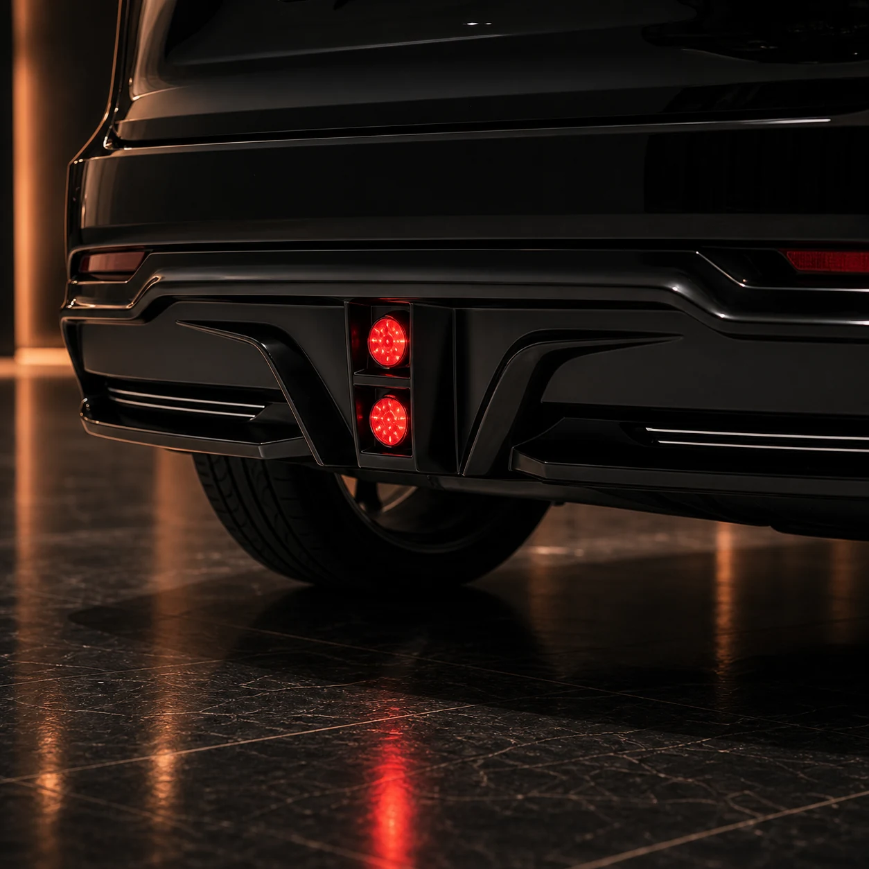 Sport Aero Black Edition — Lexus NX300/300h (2014–2017) — rear aero detail