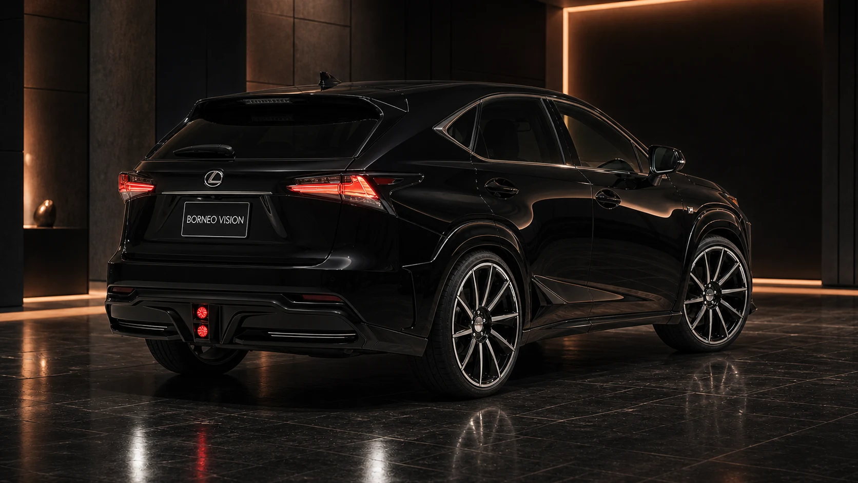 Sport Aero Black Edition — Lexus NX300/300h (2014–2017) — rear three-quarter