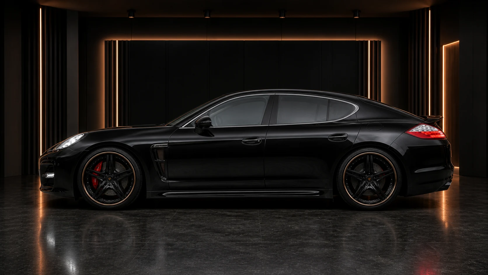 Sport Aero Black Edition 997 LED — Porsche Panamera 970 (2009–2014) — side profile