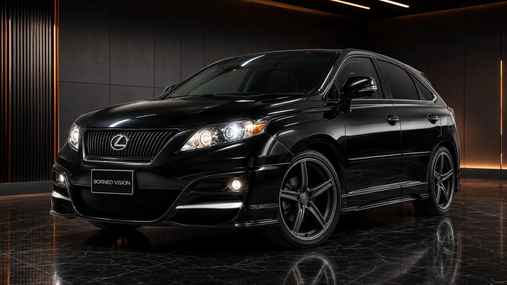 Sport Aero Black Edition — Lexus RX270/350/450h (2009–2012) — front three-quarter