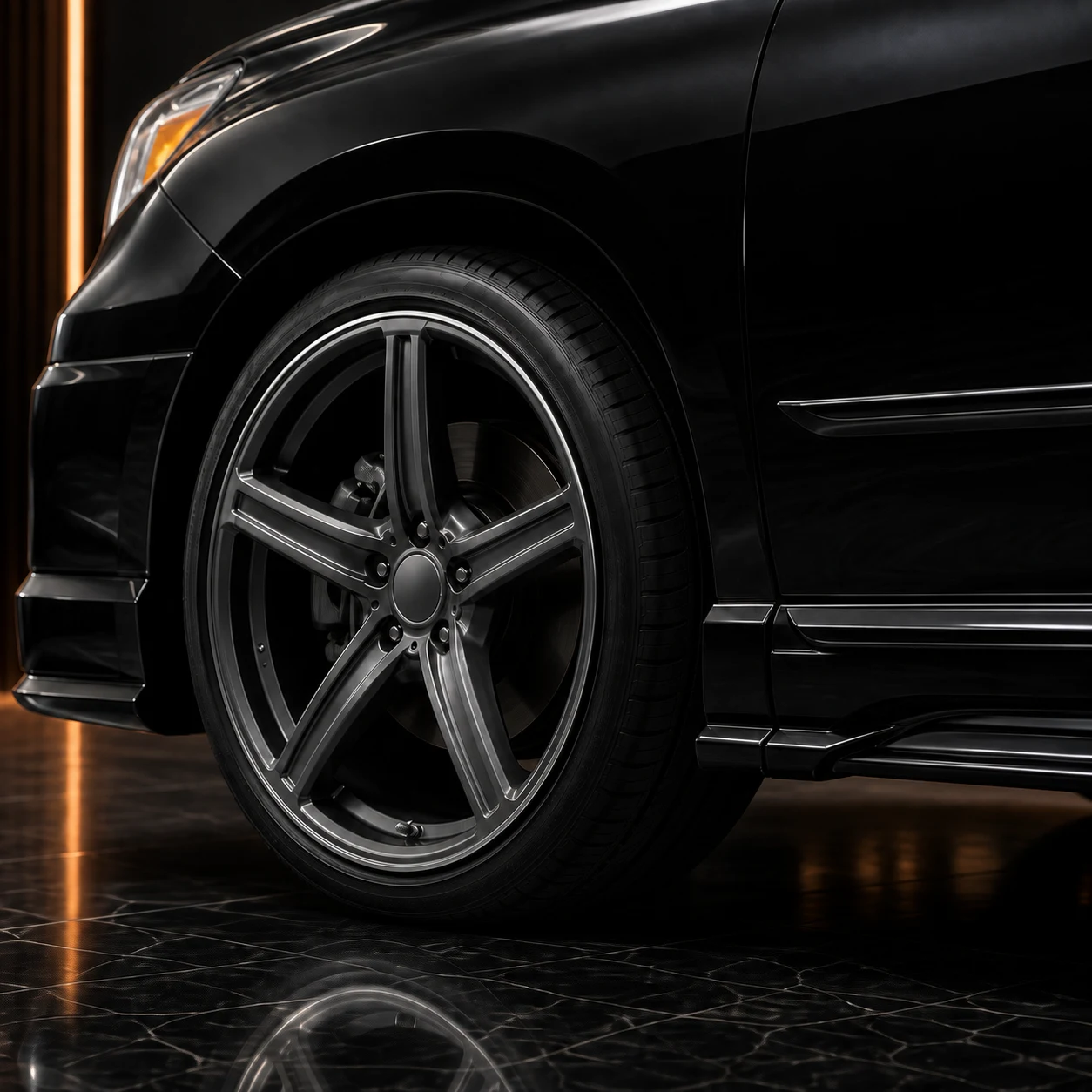 Sport Aero Black Edition — Lexus RX270/350/450h (2009–2012) — wheel and side detail