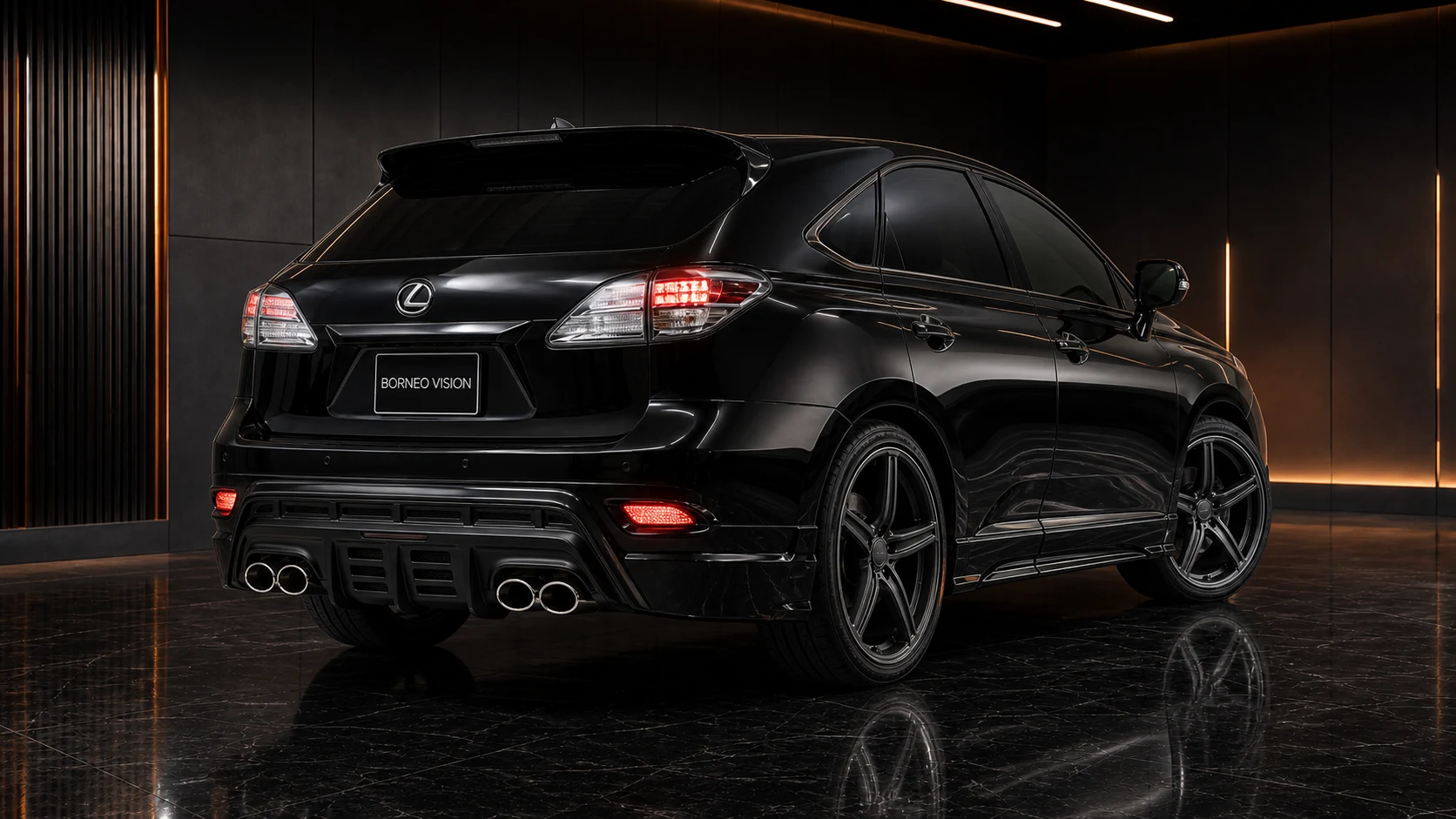 Sport Aero Black Edition — Lexus RX270/350/450h (2009–2012) — rear three-quarter