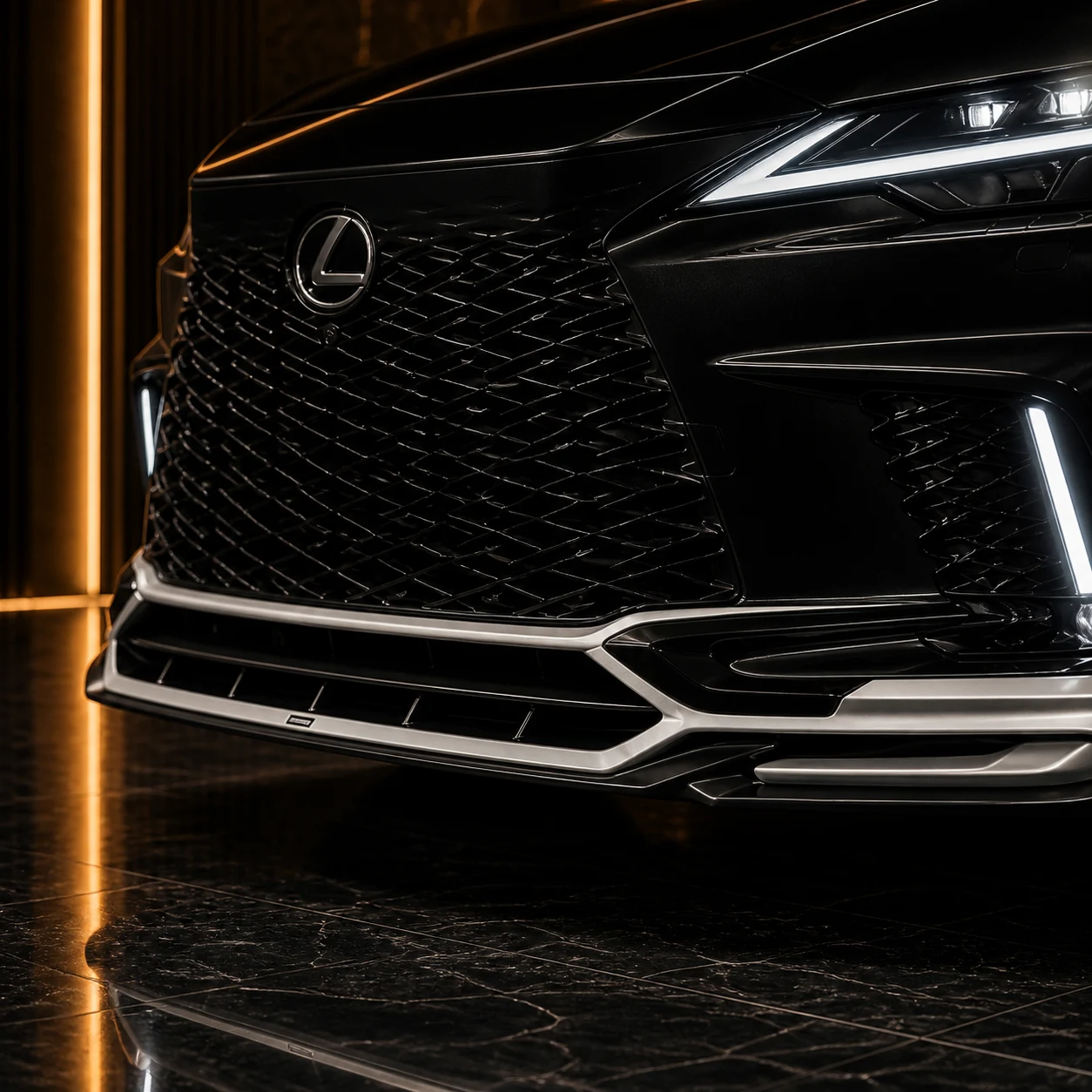 Lexus RX350/500h F SPORT Sport Aero design concept — front spoiler detail